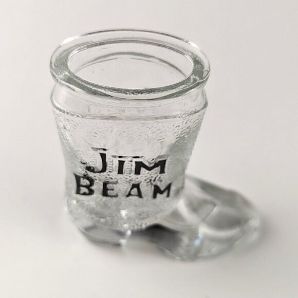 Vintage Jim Beam Cowboy Boot Shot Glass - Picture 6 of 10
